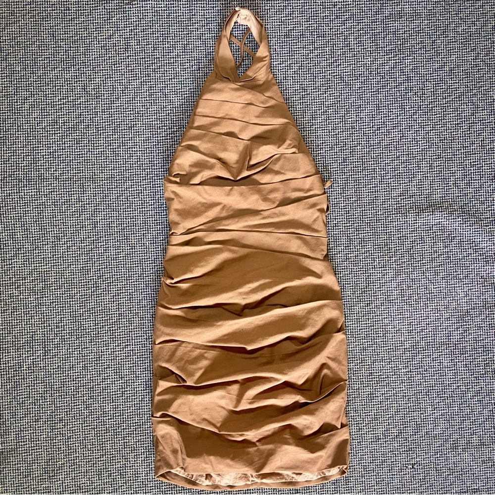 ASOS Design Tan Halter Dress
Size US 6